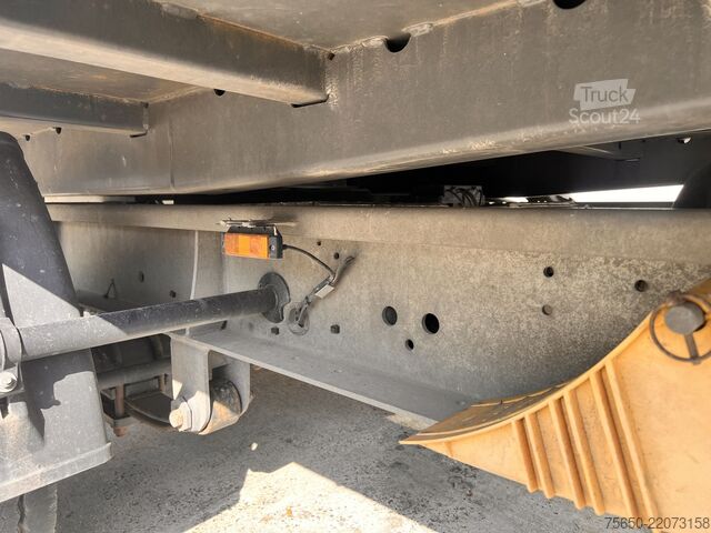 Remorcă basculantă Möslein TDS 13 Schwebheim  13 t Tandemkipper- Tieflader, Aufsatzbordwände
