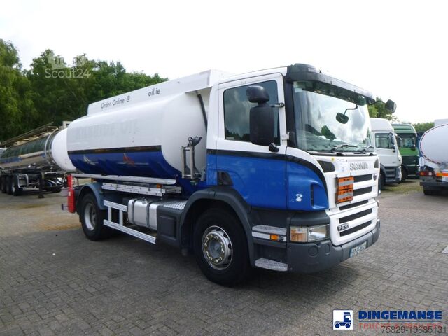 Tanker Scania P 230 DB 4x2 RHD fuel tank 12.4 m3 / 4 comp