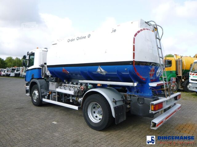 Tanker Scania P 230 DB 4x2 RHD fuel tank 12.4 m3 / 4 comp