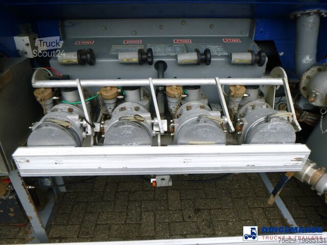 Tankwagen Scania P 230 DB 4x2 RHD fuel tank 12.4 m3 / 4 comp