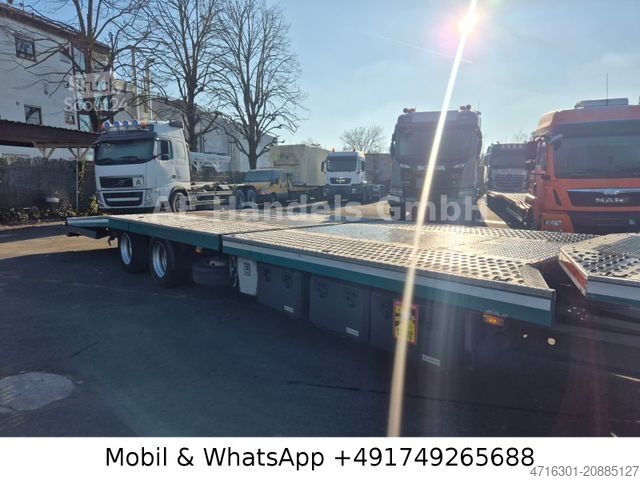 Remorcă transport auto Mersch FM 160 TDL-A Tiefgekoppelt *Heckausschub