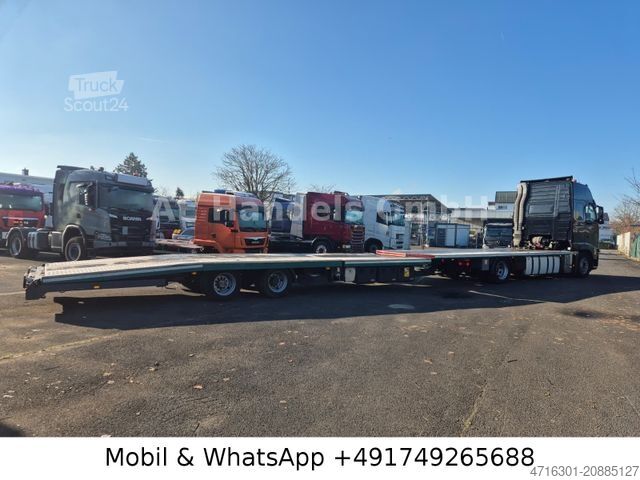 Remorcă transport auto Mersch FM 160 TDL-A Tiefgekoppelt *Heckausschub