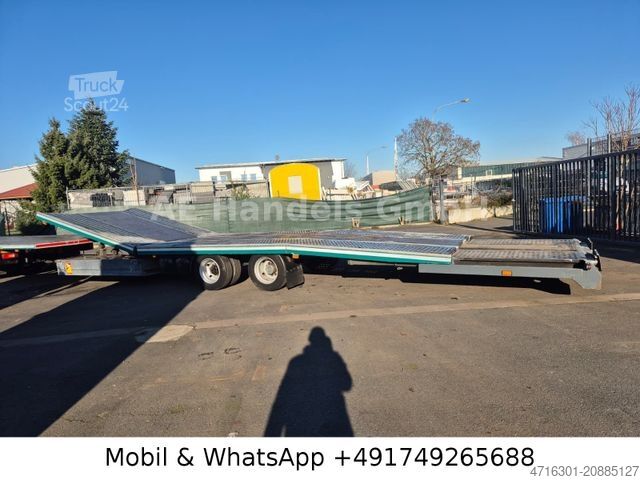 Remorcă transport auto Mersch FM 160 TDL-A Tiefgekoppelt *Heckausschub