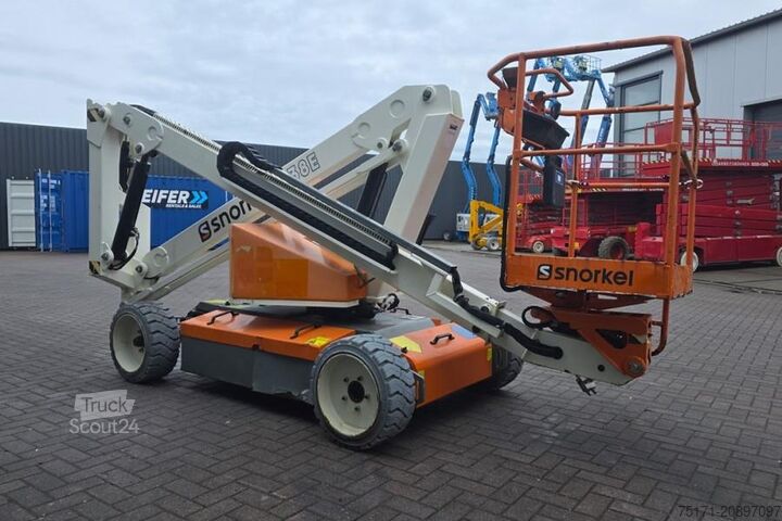 Scharnierende telescopische hoogwerker Snorkel A38E As-Is, Electric, 13.5m Working Height, 6.1m R