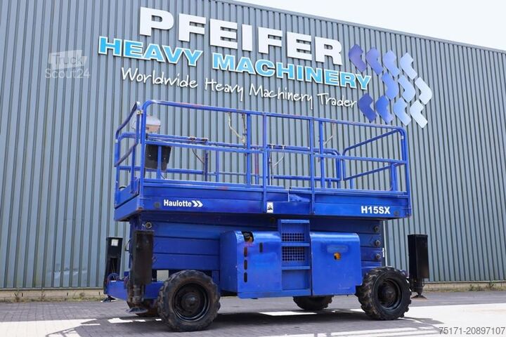 Scherenhebebühne Haulotte H15SX Diesel, 4x4 Drive 15 Working Height, 500kg C