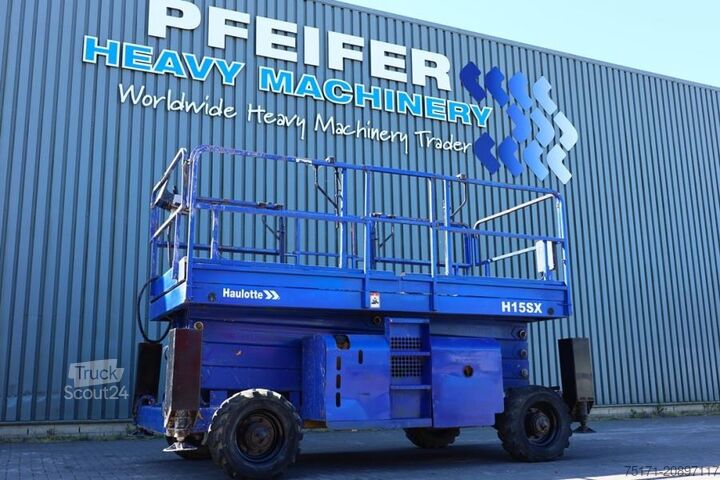 Scherenhebebühne Haulotte H15SX Diesel, 4x4 Drive 15 Working Height, 500kg C