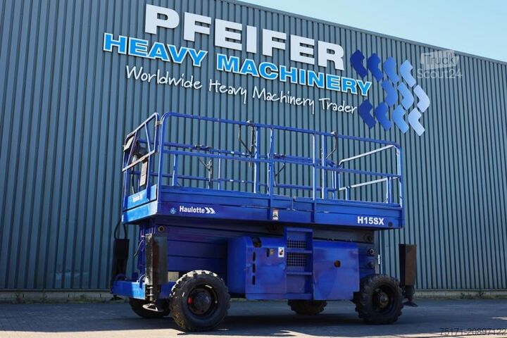 Scherenhebebühne Haulotte H15SX Diesel, 4x4 Drive 15 Working Height, 500kg C