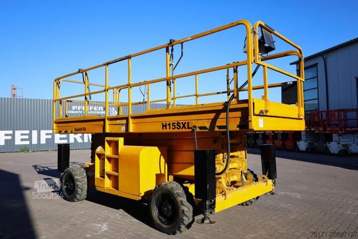 Scherenhebebühne Haulotte H15SXL Diesel, 4x4 Drive, 15m Working Height, 500k