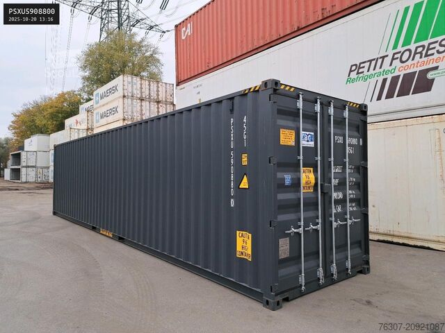 Jūras konteiners  40 Fuß HC ONE WAY 2025 RAL 7016