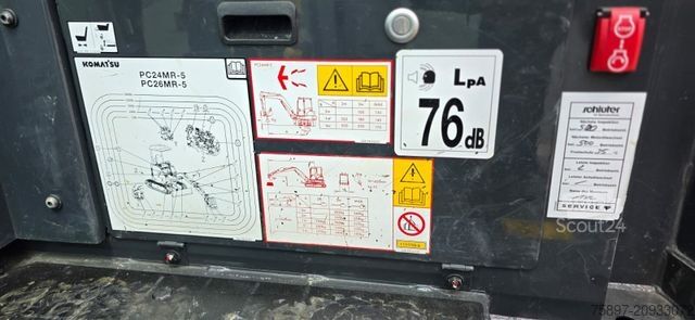 Miniexcavadora KOMATSU PC 24 MR-5 Minibagger