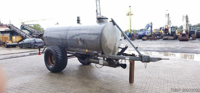 Tanker römorku  PTW 6 Vakuum / Pumpe / Wasser