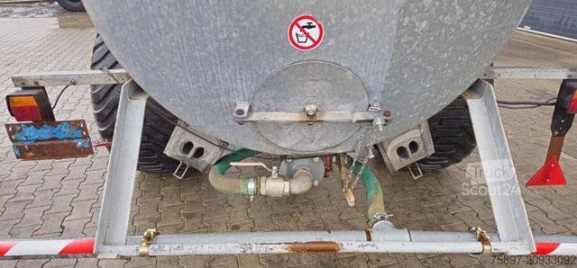 Tanker römorku  PTW 6 Vakuum / Pumpe / Wasser