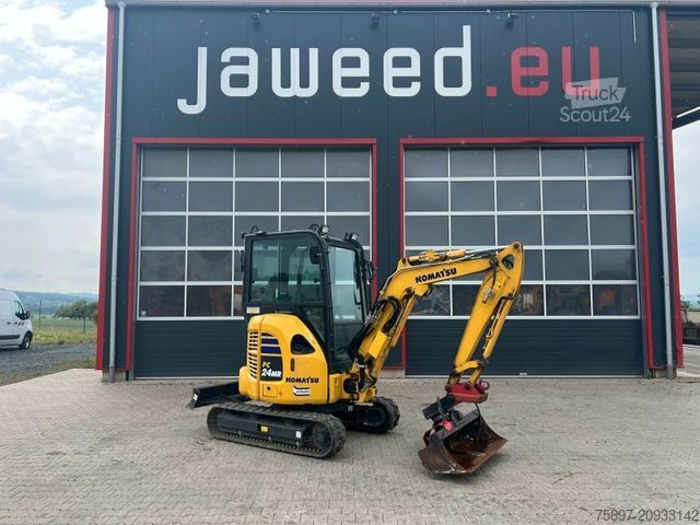 Miniexcavadora KOMATSU PC 24 MR-5 / 20 Stunden Neuwertig