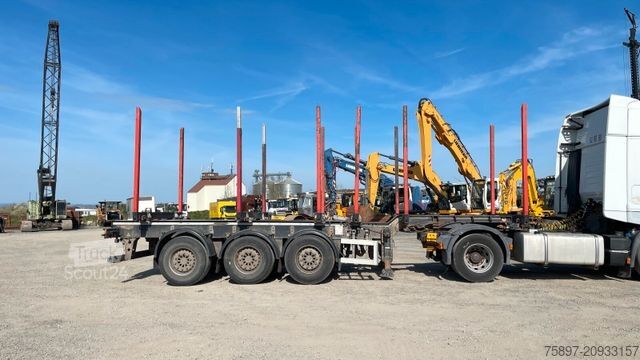 Напівпричіп для лісоматеріалів DOLL H3L-14XL Tri/A Log Trailer / Ausziehbar