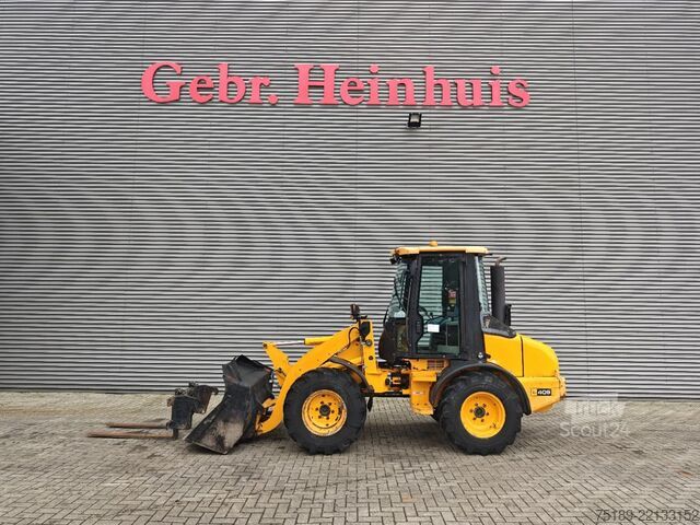 Lader JCB 409 Bucket + Forks!
