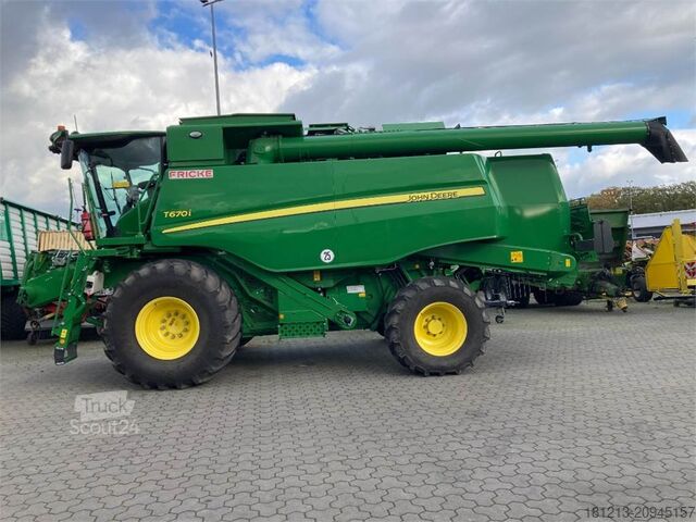 Skördetröska JOHN DEERE T 670 Allrad