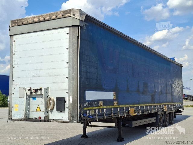 Отворено полуремарке с брезент Schmitz Cargobull Curtainsider Mega