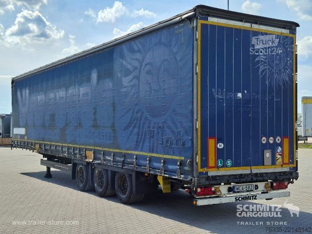Отворено полуремарке с брезент Schmitz Cargobull Curtainsider Mega