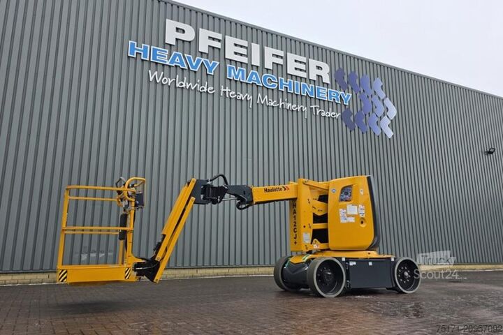 Plate-forme de travail télescopique articulée Haulotte HA12CJ+ Guarantee! Electric, 12 m Working Height,