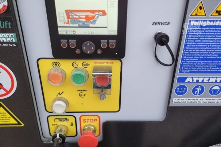 Csuklós teleszkópos munkaállvány Platform Basket SPIDER 22.10 EVO CE Declaration, Valid inspection,