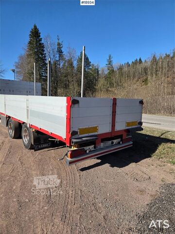 Närko 2-akslet tilhenger med aluminiumsrammer. Närko 2 axle Trailer w/ Aluminum frames.