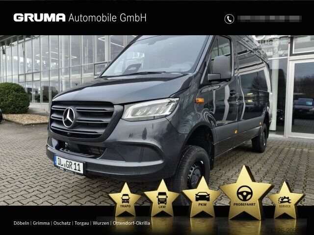 Fourgon tôlé Mercedes-Benz Sprinter 319 CDI HD 4x4 Select STANDHZG+AHZV+360BC