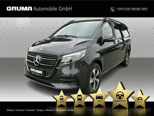 Minibus Mercedes-Benz V 300 d 4M AV L AMG Night STANDHZ+AHZV+DISTR+360