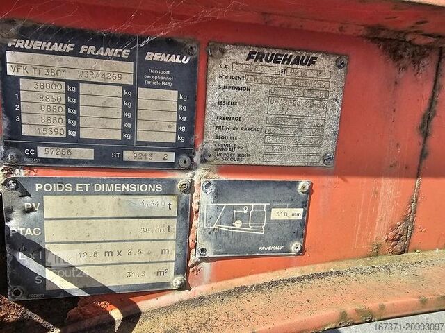 Konteyner taşımacılığı FREUHAUF VFK TF 38C1  40 2 X20  SMB DRUM