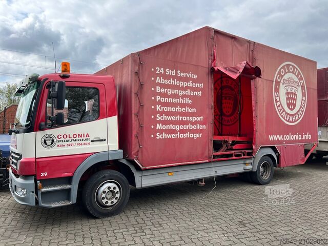 Автовоз Mercedes-Benz Atego 1223 L 4x2 Atego 1223 L 4x2, Kompl. Zug, Lift- & Schiebeplateau, Funk