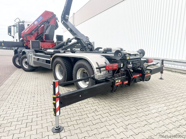 Camion benne à bras amovible MAN TGS 35.480 8X4 BL TGS 35.480 8X4 BL, Intarder, Kran HMF 3220-K6, 4-fach Abstützung, Funk