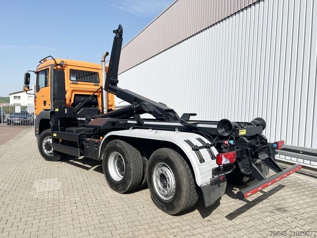 Camion benne à bras amovible MAN TGA 28.350 6X4-4 BL TGA 28.350 6X4-4 BL, Lift-/Lenkachse, Meiller