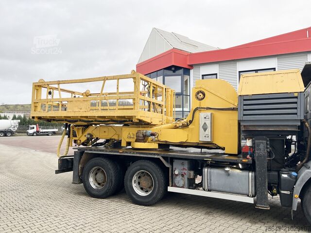 Speciale doeleinden vrachtwagen Iveco-Magirus Trakker AD260T36 6x4 Trakker AD260T36 6x4, AMV Hubsteiger + Kompressor, Funk