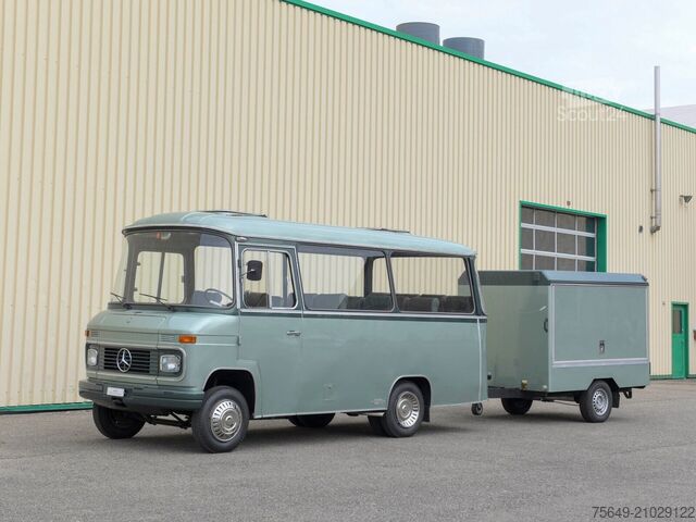 Camion à usage spécial Mercedes-Benz L 408 mit Anhänger von Ernst Auwärter L 408 mit Anhänger von Ernst Auwärter