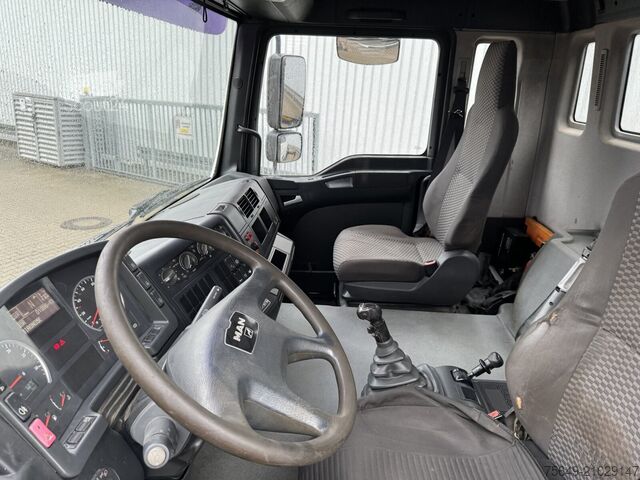 Camion benne à bras amovible MAN TGA 33.350 6X4 BB TGA 33.350 6X4 BB mit Kran Hiab 166 E-3 HiDuo, Funk