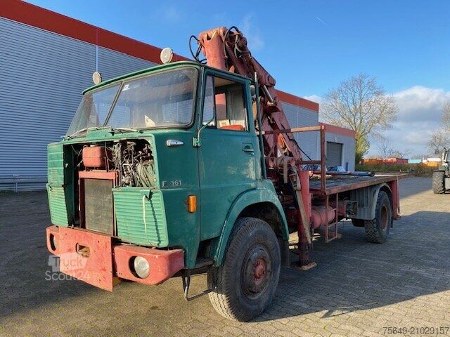 Grue montée sur camion Henschel HENSCHEL F 161 AK 4x4 HENSCHEL F 161 AK 4x4 mit Kran Atlas AK 5007