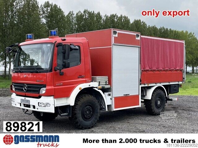 Brandbil Mercedes-Benz Atego 1118 4x4 AF, Feuerwehr GW-L2, LBW