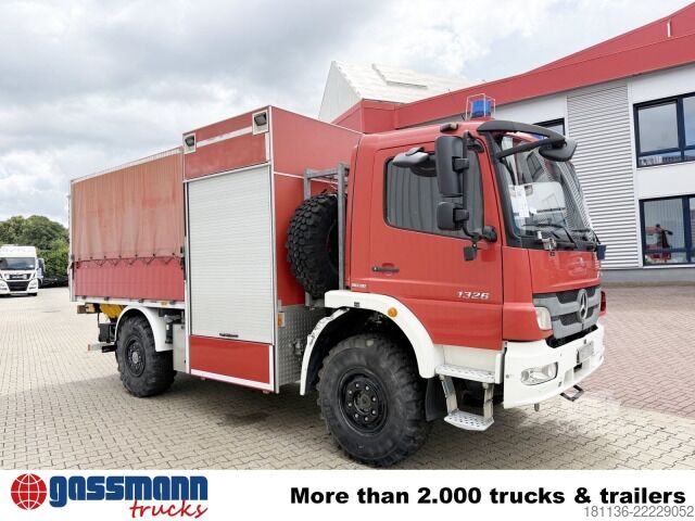 Brandbil Mercedes-Benz Atego 1118 4x4 AF, Feuerwehr GW-L2, LBW