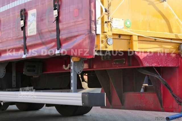 Open aanhanger met zeil LECITRAILER R2EC-RS Pritsche Plane 63m³  SAF-Achsen