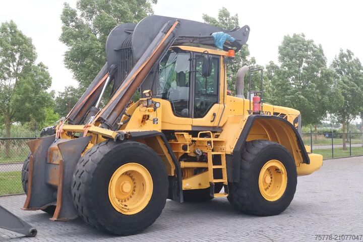 Log-lader Volvo L180 F HL | HIGH-LIFT | LOG STACKER | HOLZ GRAPPLE