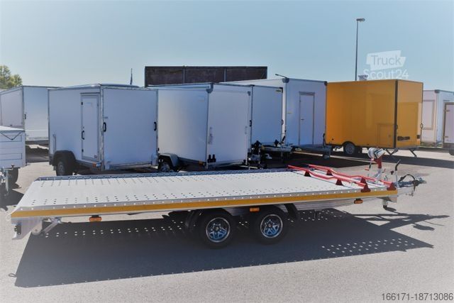 Přepravník automobilů  Silverstone ALU kippbar 4,5x2,1m 3000kg