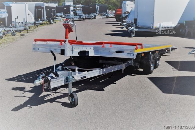 Přepravník automobilů  Silverstone ALU kippbar 4,5x2,1m 3000kg