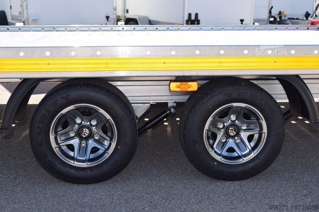 Přepravník automobilů  Silverstone ALU kippbar 4,5x2,1m 3000kg