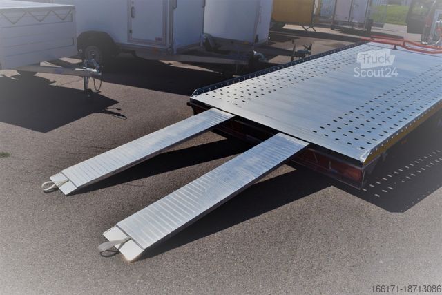 Přepravník automobilů  Silverstone ALU kippbar 4,5x2,1m 3000kg