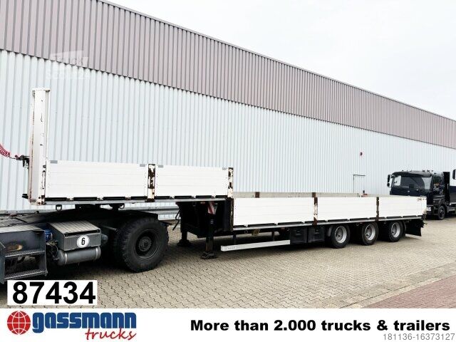 Ανοιχτό ημιρυμουλκούμενο με μουσαμά Fellechner SB32-G36, ausziehbar um 1,5m