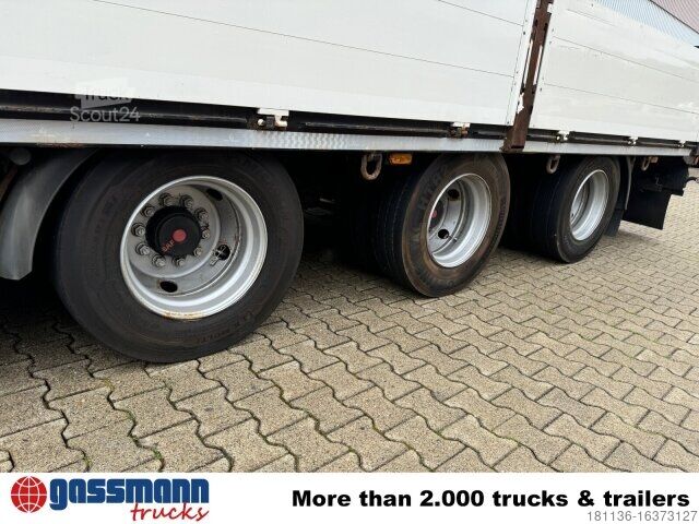 Ανοιχτό ημιρυμουλκούμενο με μουσαμά Fellechner SB32-G36, ausziehbar um 1,5m