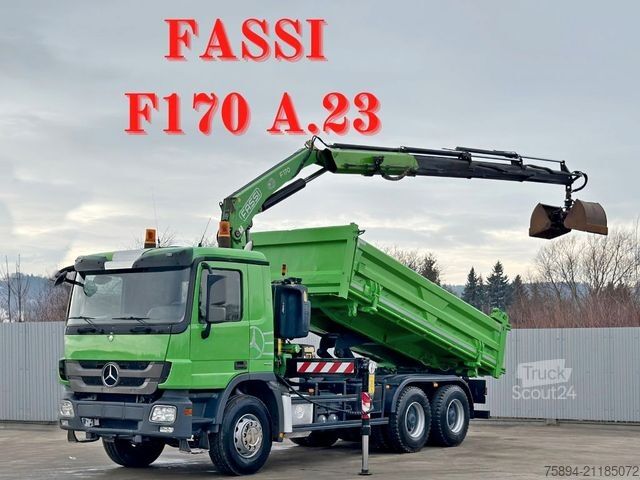 Autocarro ribaltabile MERCEDES-BENZ ACTROS 2636* KIPPER 5,20 + BORDMATIC / 6x4