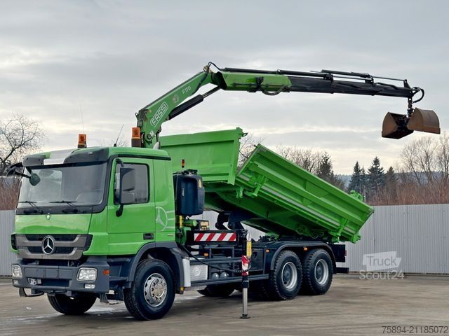 Autocarro ribaltabile MERCEDES-BENZ ACTROS 2636* KIPPER 5,20 + BORDMATIC / 6x4