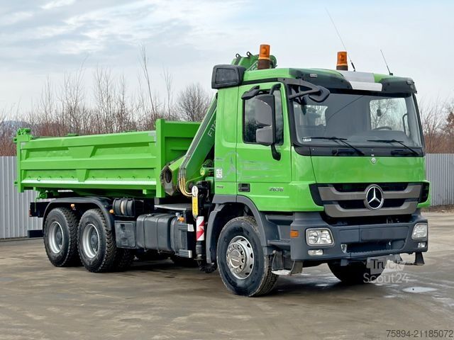 Autocarro ribaltabile MERCEDES-BENZ ACTROS 2636* KIPPER 5,20 + BORDMATIC / 6x4
