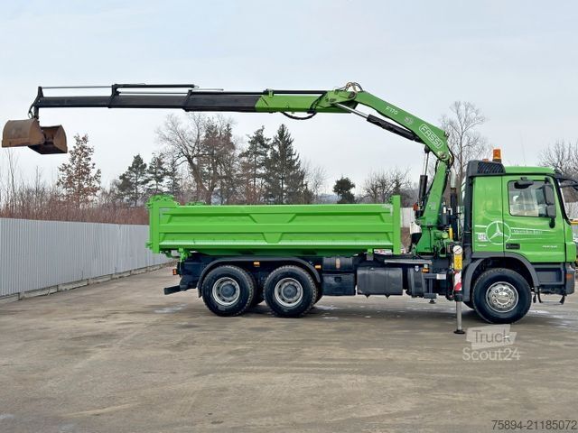 Autocarro ribaltabile MERCEDES-BENZ ACTROS 2636* KIPPER 5,20 + BORDMATIC / 6x4