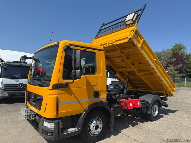 Dreiseitenkipper MAN 8.180 K Kipper MEILLER 3-Seiten 4 m*3-Sitzer*AHK